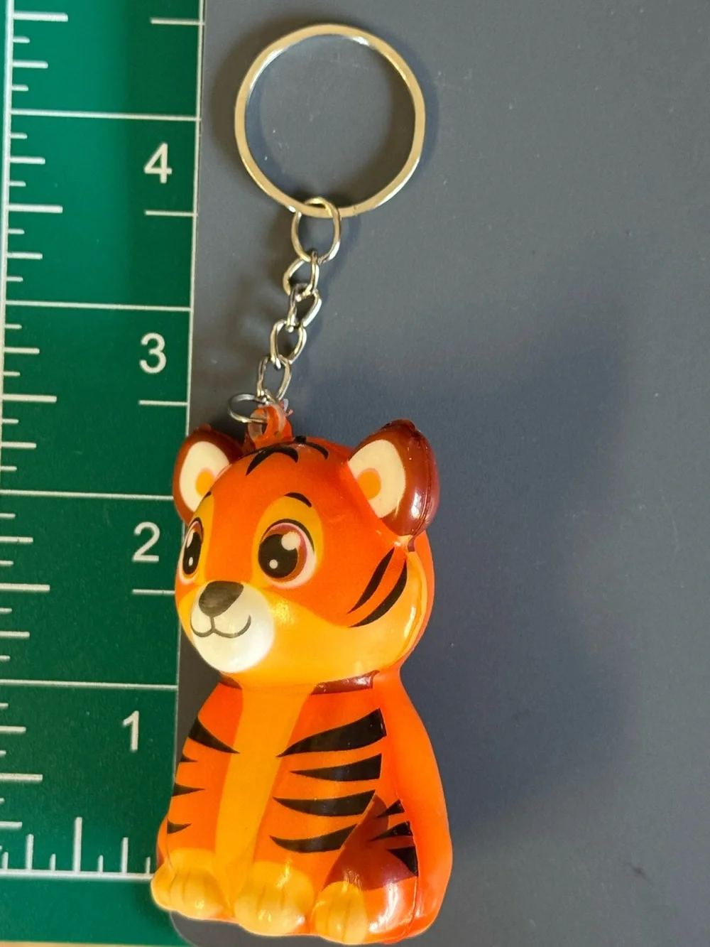 Brand New Cute Tiger Squishy Keychain TikTok Viral Safari